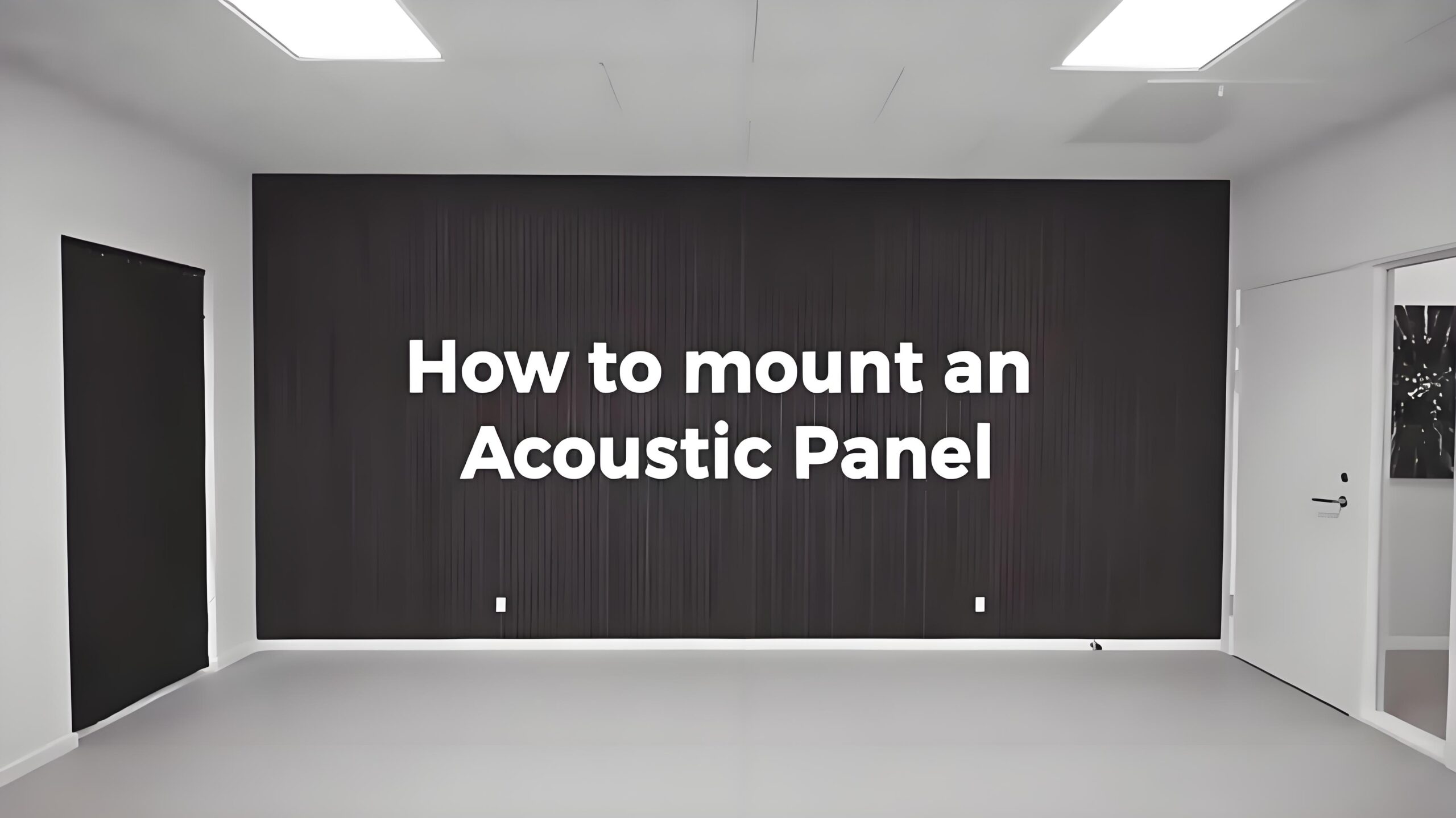  AKU Acoustic panel install Video