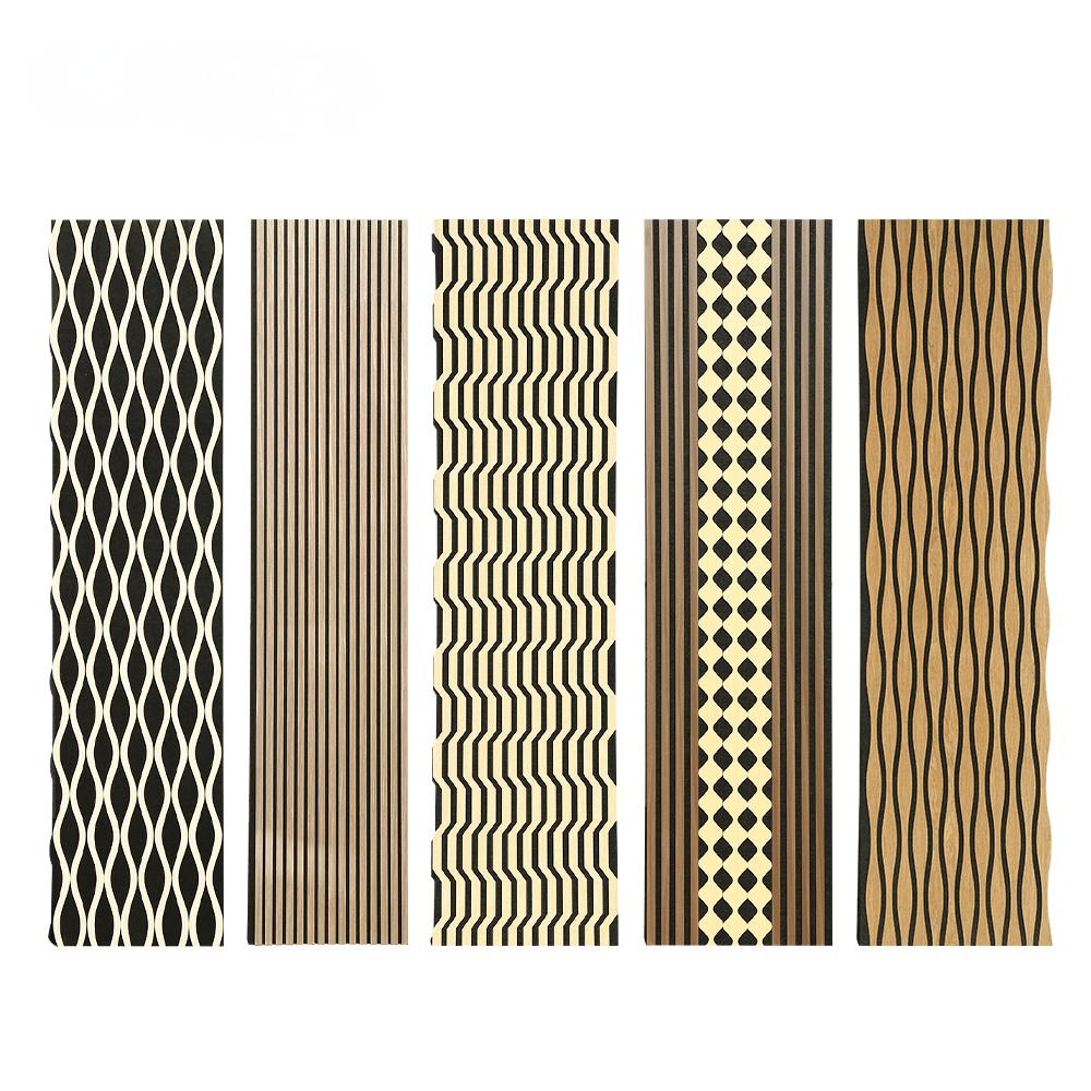 Classic wood strip sound-absorbing panel