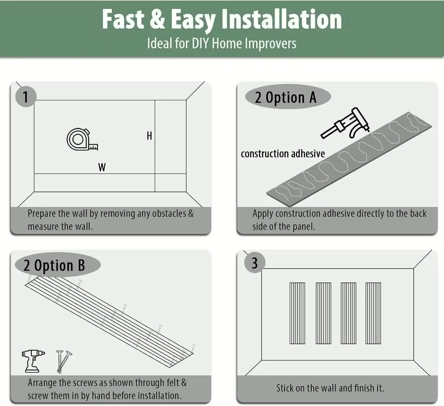 Acoustic panel Install